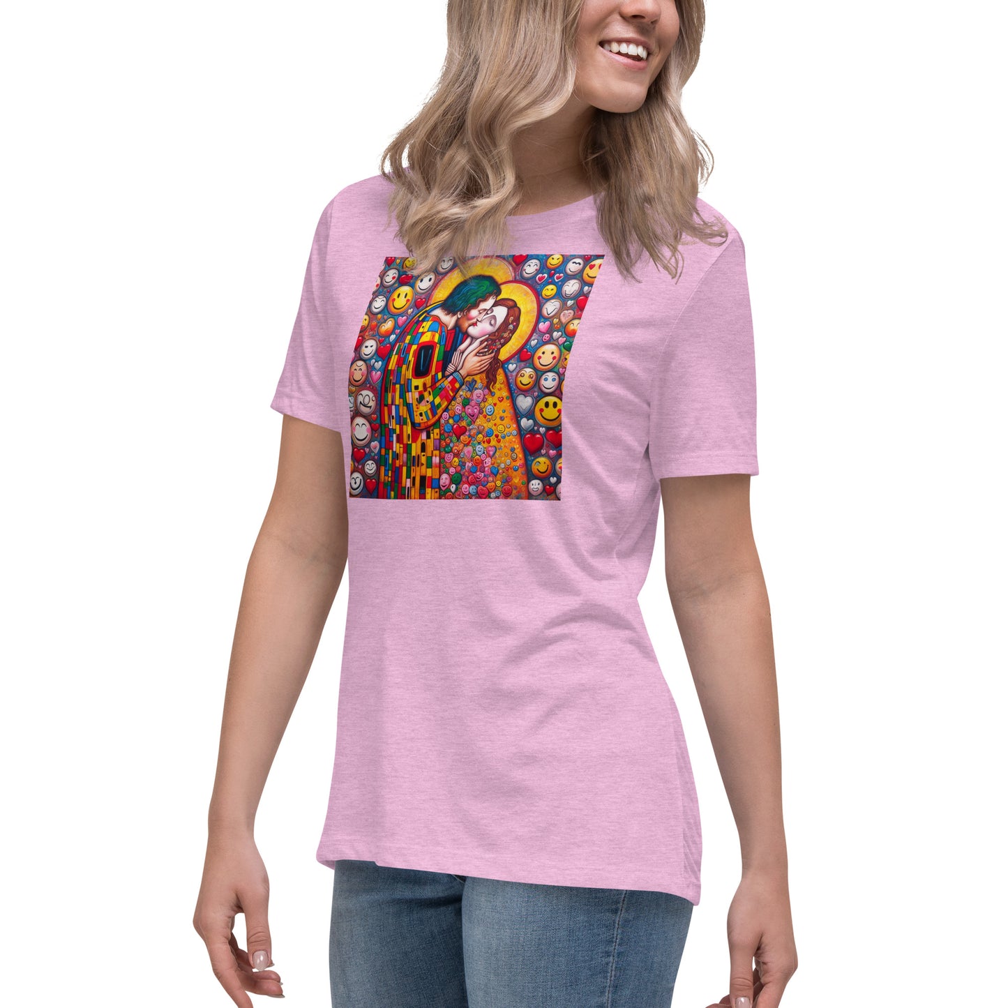 The Kiss Women's Relaxed T-Shirt