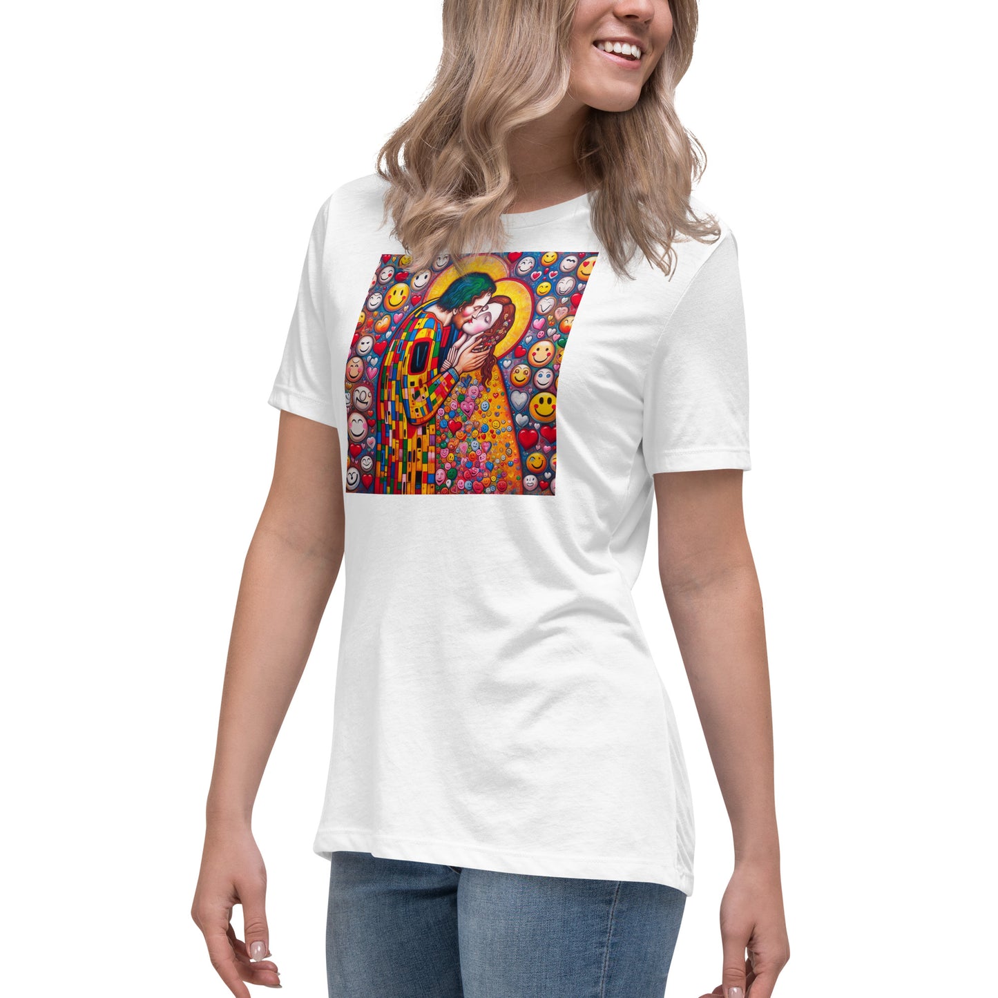 The Kiss Women's Relaxed T-Shirt