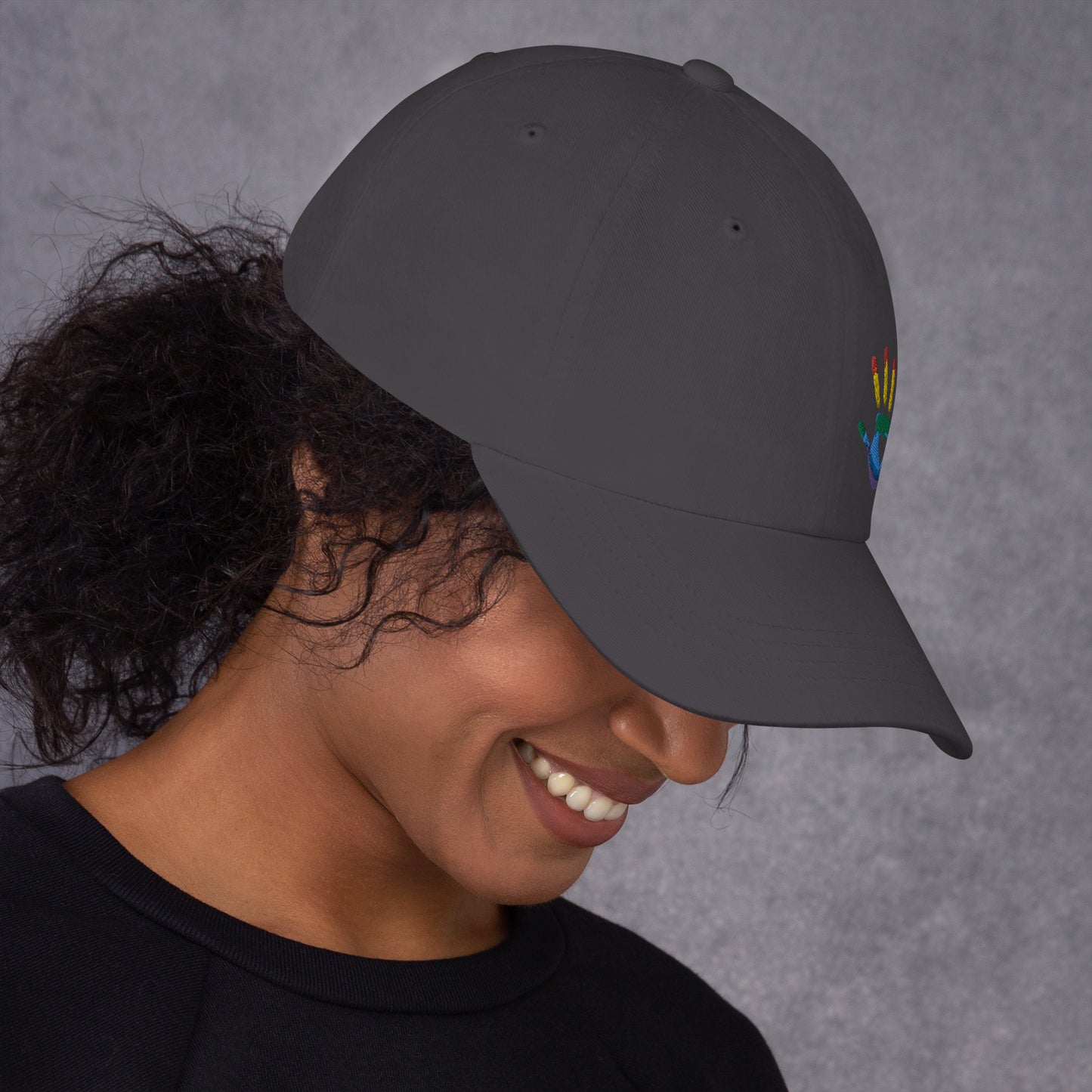Hand Print Logo Dad hat