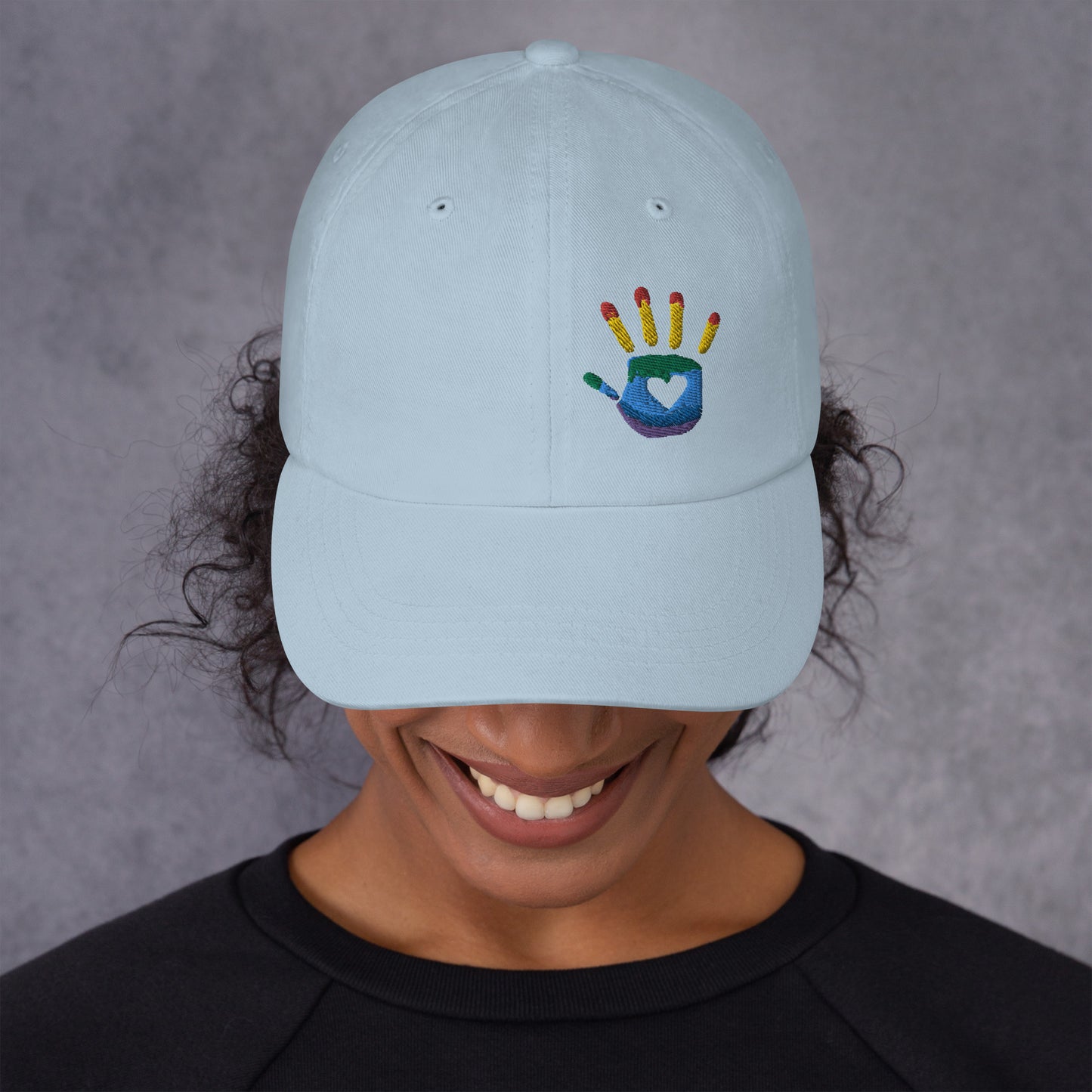 Hand Print Logo Dad hat