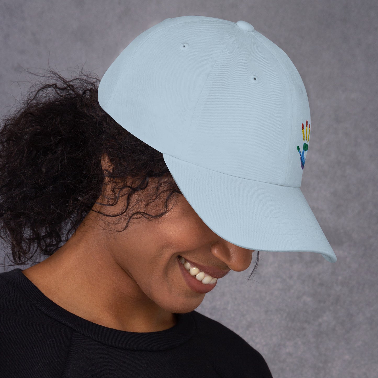 Hand Print Logo Dad hat