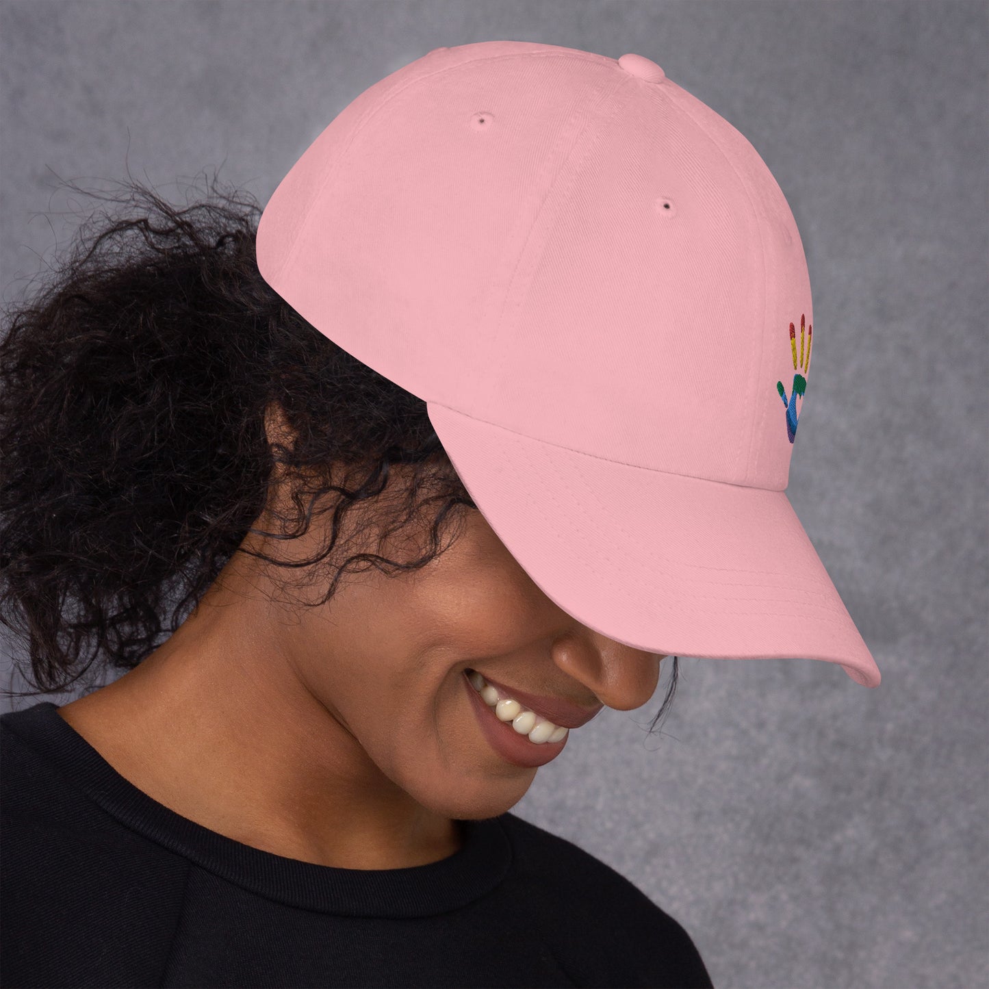 Hand Print Logo Dad hat