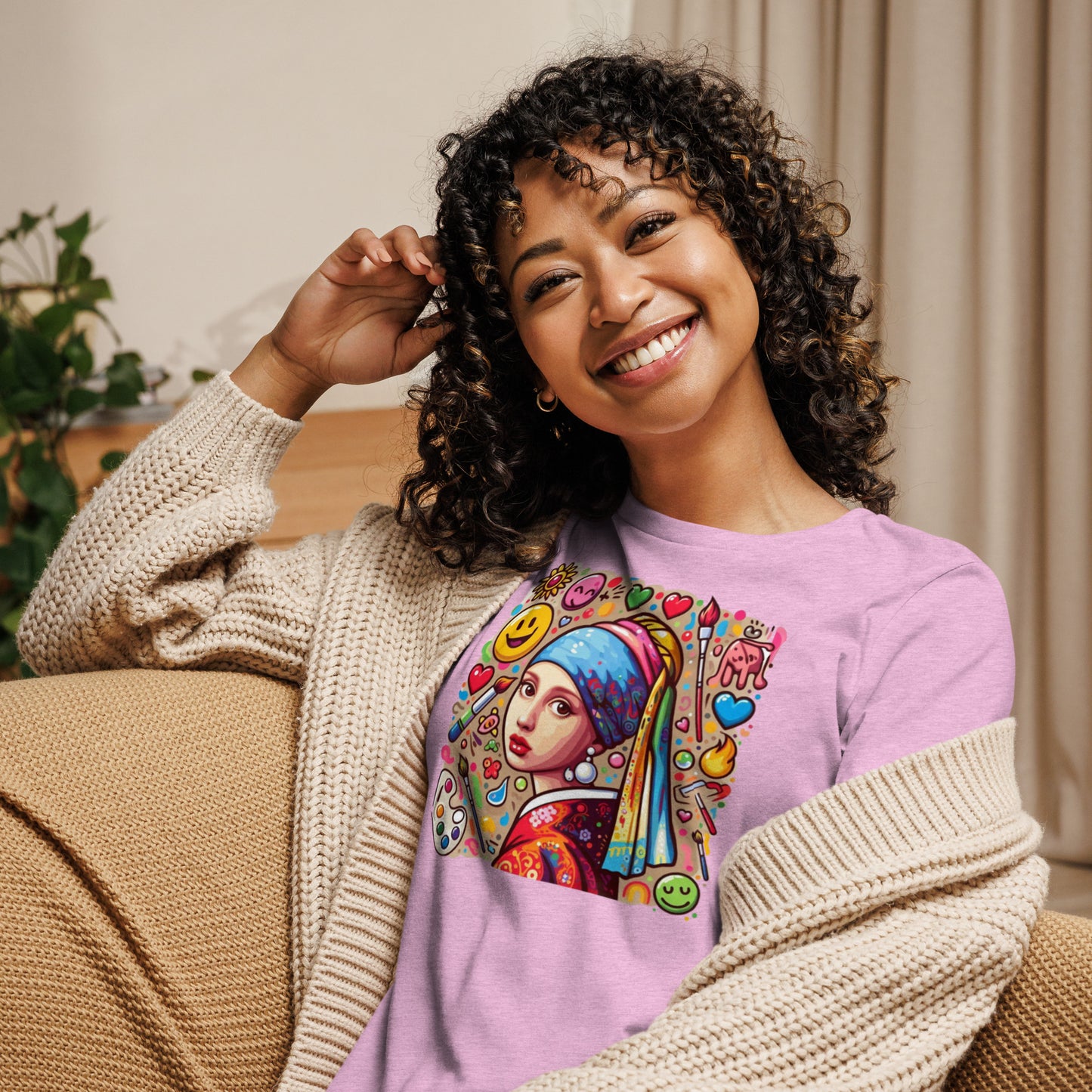 The Girl with the Pearl Earring Women's Relaxed T-Shirt